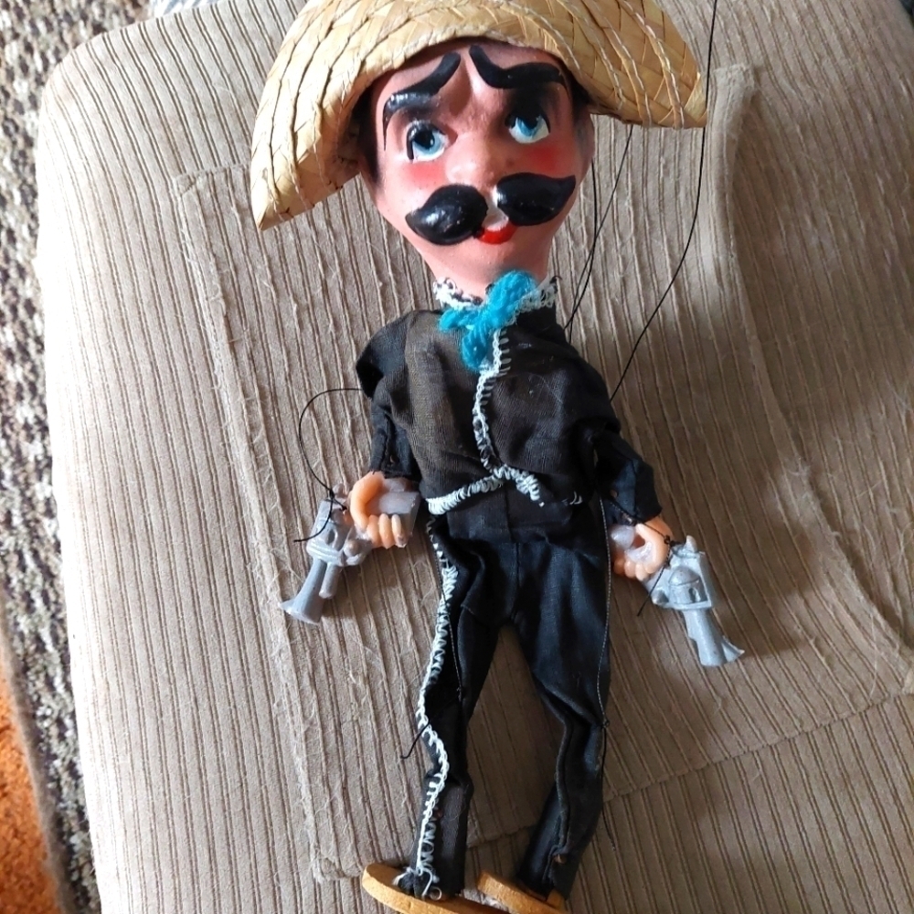 Vintage* Poncho Villa Puppet/Marionette